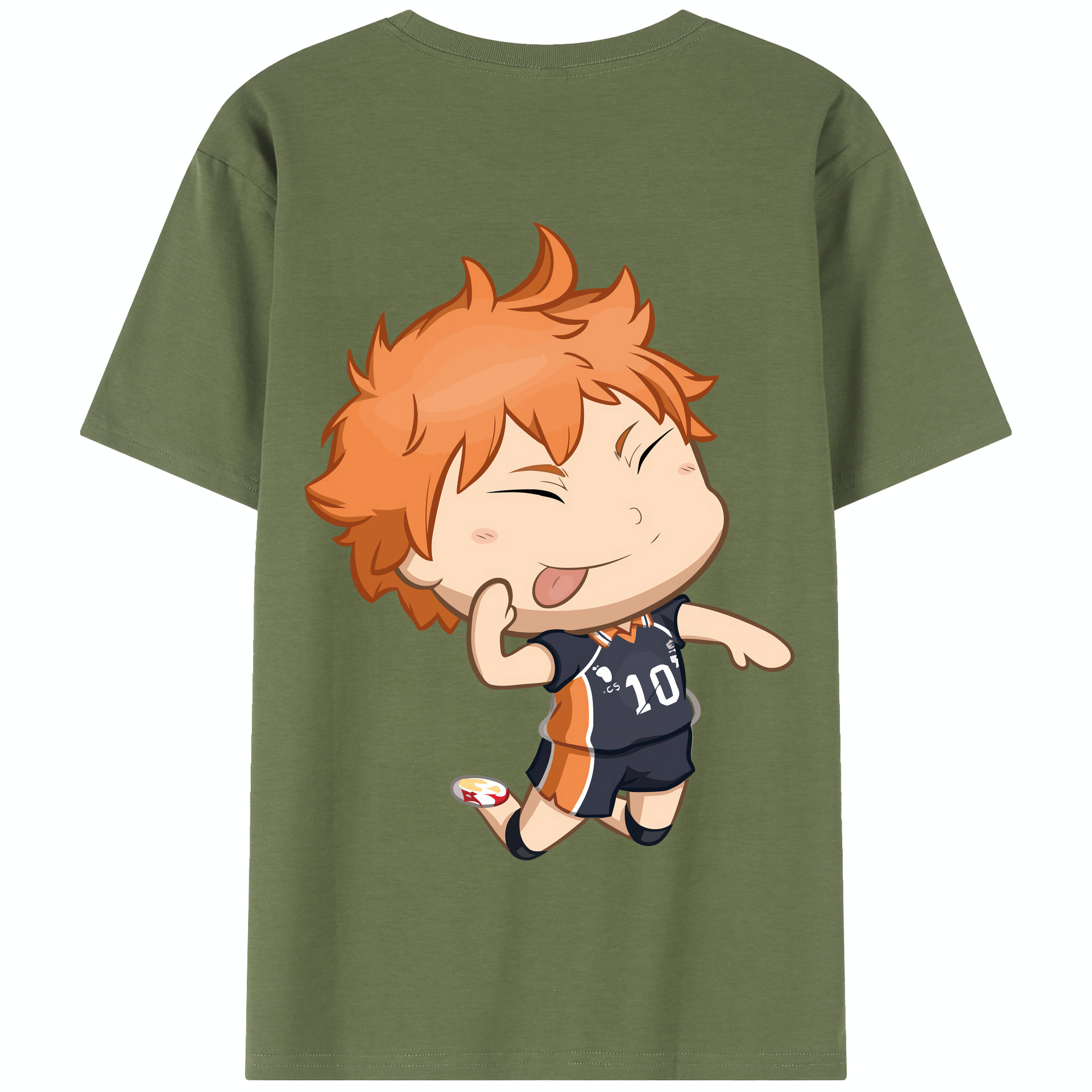 （画像用） ハイキュー!! Haikyu!! 綿100％半袖Tシャツ（背面プリント）